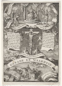 Titelpagina voor: Herman Franken's 'Schriftmaatige overweeging van genade en waarheid', 1706