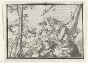Titelpagina voor het pamflet: De Geplukte Tapoeijer, 1702