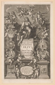Titelpagina voor: Imago Primi Saeculi Societas Iesu a provincia Flandro-Belgica  eiusdem Societatis repraesentata, Antwerpen, 1640