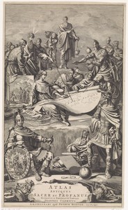 Titelpagina voor: J. Clericus, Atlas antiquus, sacer, ecclesiasticus et profanus, 1705