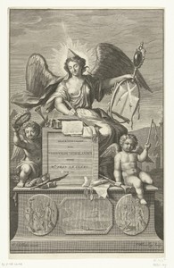 Titelpagina voor: J. Le Clerc, Geschiedenissen der Vereenigde Nederlanden, dl. III