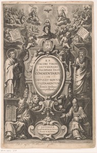 Titelpagina voor: J. Tirinus, Commentarius in Vetus et Novum Testamentum, Antwerpen, M. Nutius, 1632