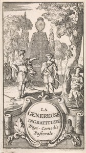 Titelpagina voor "La Genereuse Ingratitude", in: P. Quinault, Le theatre, deel II, 1697