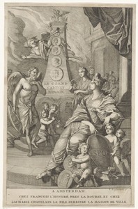 Titelpagina voor: Michel Ange de La Chausse 'Le grand Cabinet Romain', 1706