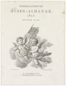 Titelpagina voor: Nederlandsche Muzen-Almanak 1825