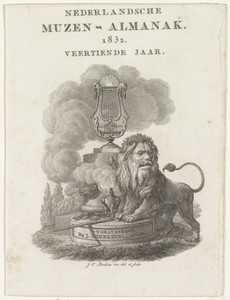 Titelpagina voor: Nederlandsche Muzen-Almanak 1832