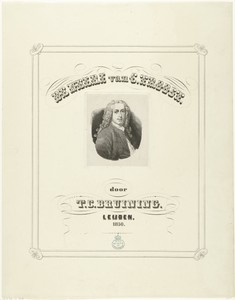 Titelpagina voor 'Nelri' met portret van Cornelis Troost