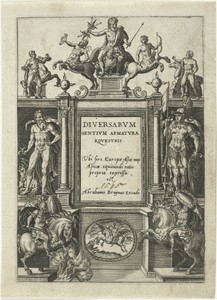 Titelpagina voor Omnium pene Europae, Asiae, Aphricae, Americae gentium habitus