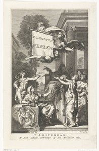 Titelpagina voor: P.C. Hooft, Werken, Amsterdam, 1671