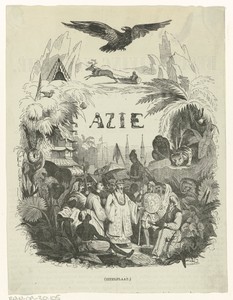 Titelpagina voor: Pieter Harmen Witkamp, Beschrijving van Azië, 1850