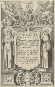 Titelpagina voor: Triomphe de la Verite, 1624