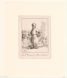 Titelprent met Finse boterhandelaar