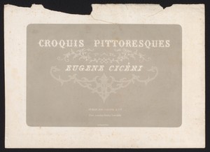 Titelprent met floraal motief