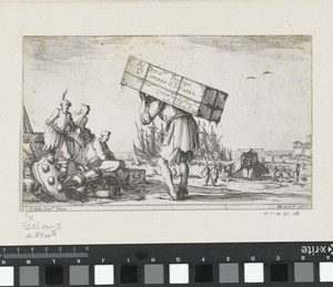 Titelprent met havenarbeider die een kist draagt