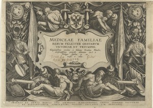 Titelprent van de serie Mediceae Familiae