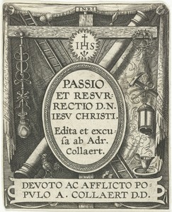 Titelprent van Passio et Resurrectio D.N. Jesu Christi