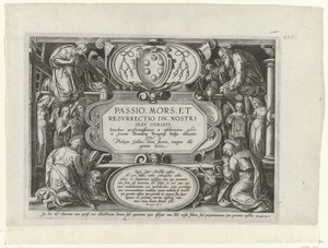Titelprent van Passio, mors et resurrection dn. Nostri Jesu Christ