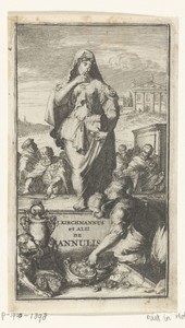 Titelprent voor 'De annulis liber singularis' van Johann Kirchmann
