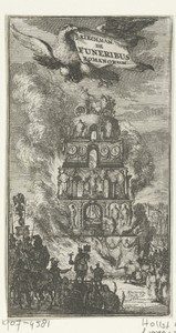 Titelprent voor 'De funeribus Romanorum' van Johann Kirchmann