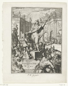 Titelprent voor 'Historie Van de Reformatie der Kerke van Engeland' van Gilbert Burnet