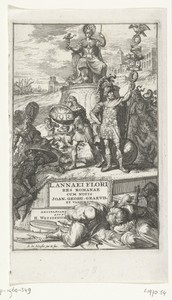 Titelprent voor 'L. Annaeus Florus recensitus & illustratus a Joanne Georgio Grævio' van L. Annaeus Florus