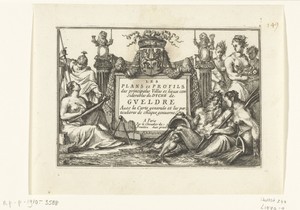 Titelprent voor 'Les plans et profils des principales Villes et lieux considerables du duché de Gueldre' van Sébastien Beaulieu de Pontault