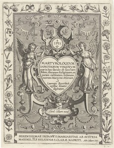 Titelprent voor Martyrologium sanctarum virginum