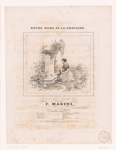 Titelprent voor: Notre-Dame de la fontaine van Masini
