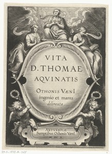 Titelprent voor: Otto van Veen, Vita D. Thomae Aqvinatis, Antwerpen, 1610