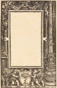 Title-Border with Putti Holding the Pirckheimer Arms