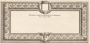 Title Page for Callot's "Various Italian Landscapes"