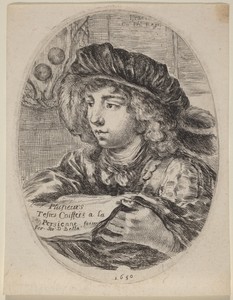 Title Page for "Plusieurs Testes Coiffées a la Persienne"