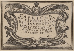 Title Page for "The Capricci"