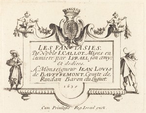 Title Page for "The Fantasies"