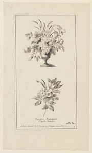 Title Page, from "Divers Bouquets d'Aprés Nature"