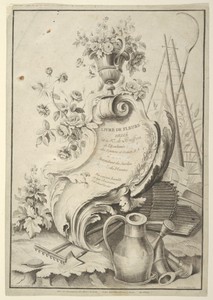 Title Page, from "Livre de Fleurs..."