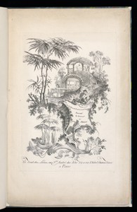 Title-page from Recueil de Differents Panneaux Chinois Inventé et Dessiné par jean Pillement
