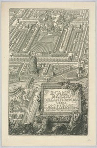 Title page, "Il Campo Marzio dell'Antica Roma," from part 20 of "The Complete Works of Giovanni Battista Piranesi"