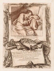 Title Page of Raccolta di alcuni disegni del Barberi da Cento detto il Guercino