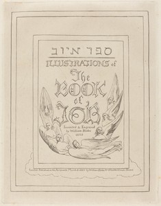 Title-Page of the Engraved Illustrations to the Book of Job
