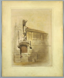 Title Page, "Picturesque Architecture in Paris, Ghent, Antwerp, Rouen, etc."