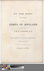 Title Page, 'Ports of England'