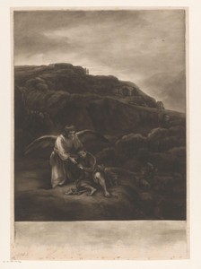Tobias en de engel aan de rivieroever