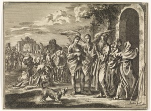 Tobit dankt God voor de genezing van zijn blindheid