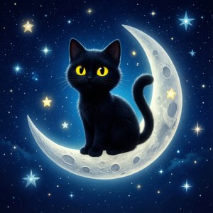 Toca Boca Cat on Moon