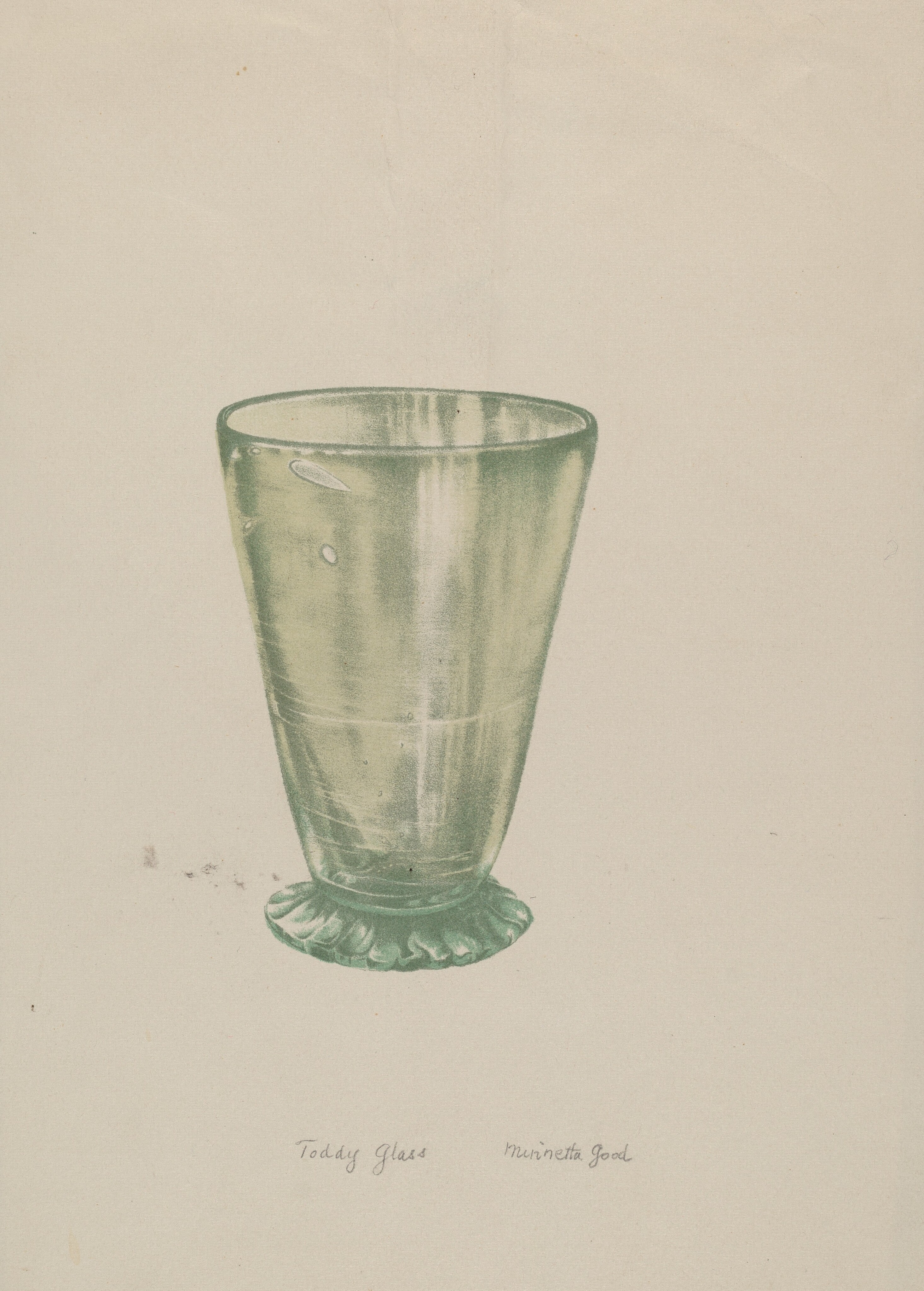 Toddy Glass by Minnetta Good