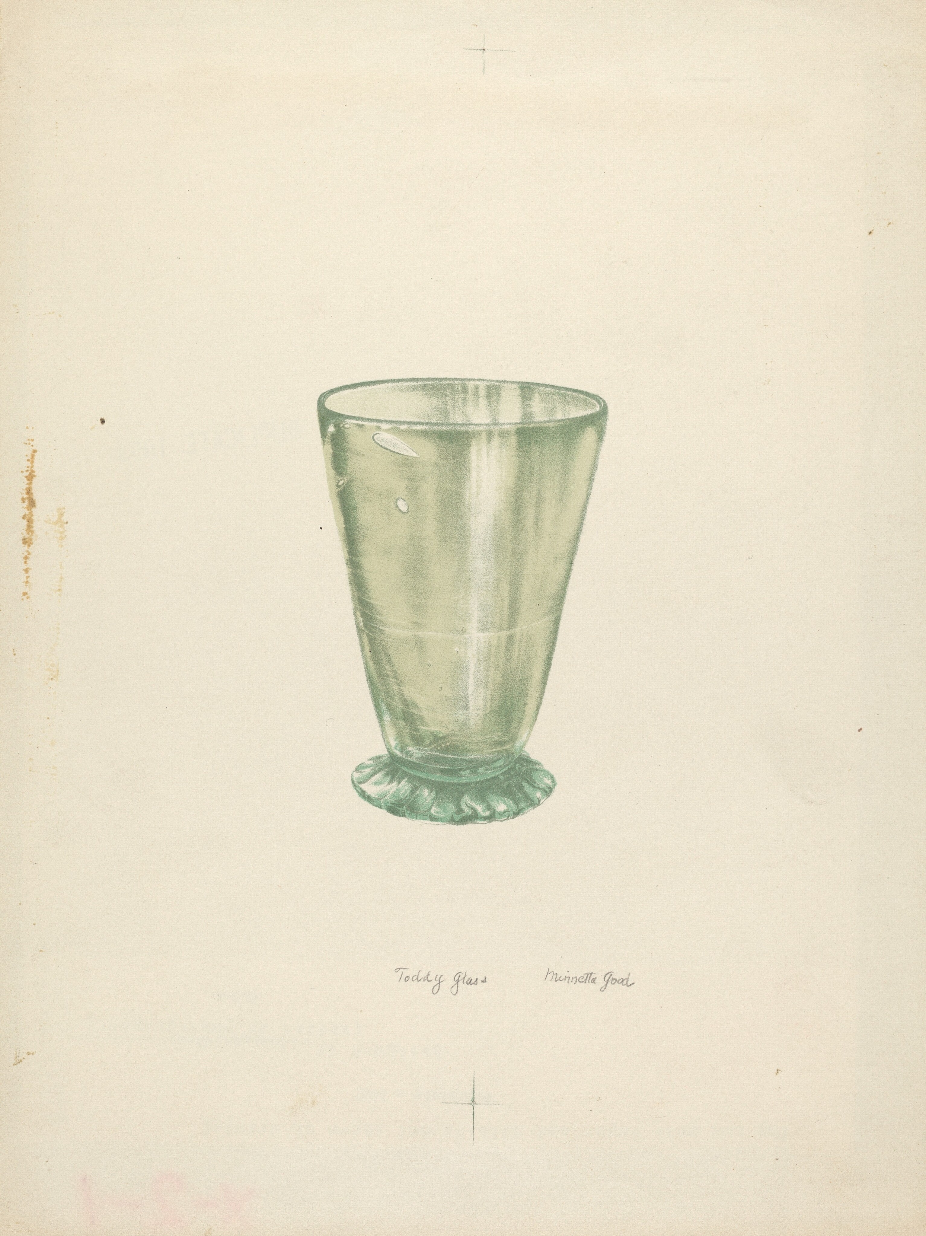 Toddy Glass by Minnetta Good