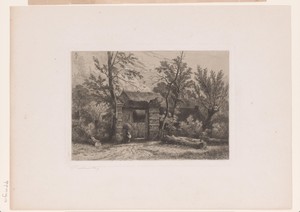 Toegang van een boerderij in de omgeving van Brussel