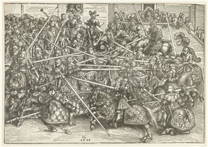 Toernooi in Wittenberg van het keurvorstelijk hof van Saksen