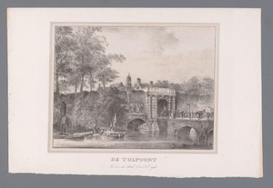 Tolpoort aan de oostzijde van Utrecht